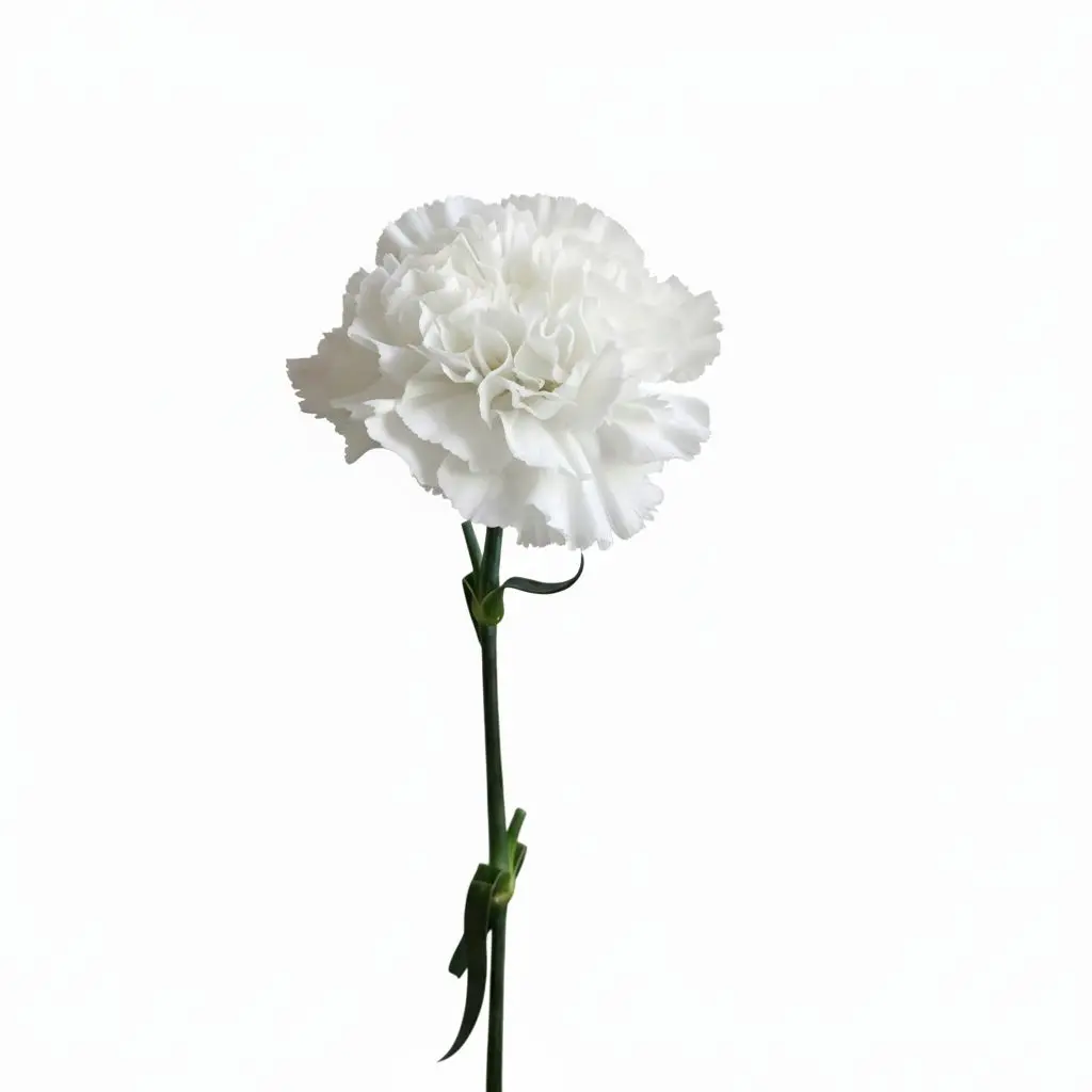 White Carnation (Black)