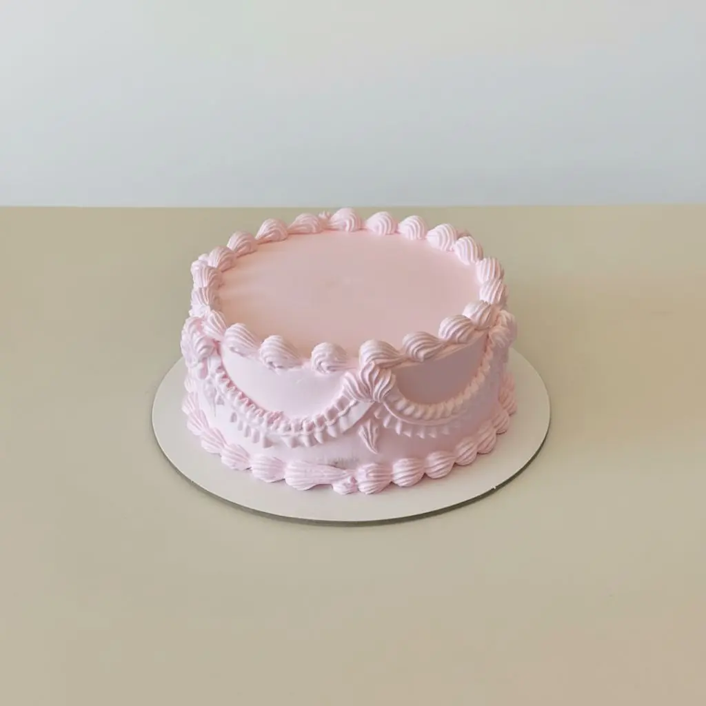 كعكة وردية كلاسيكية (chocolate)