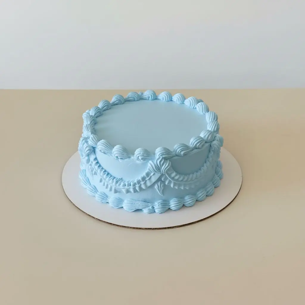 Classic blue cake (chocolate)