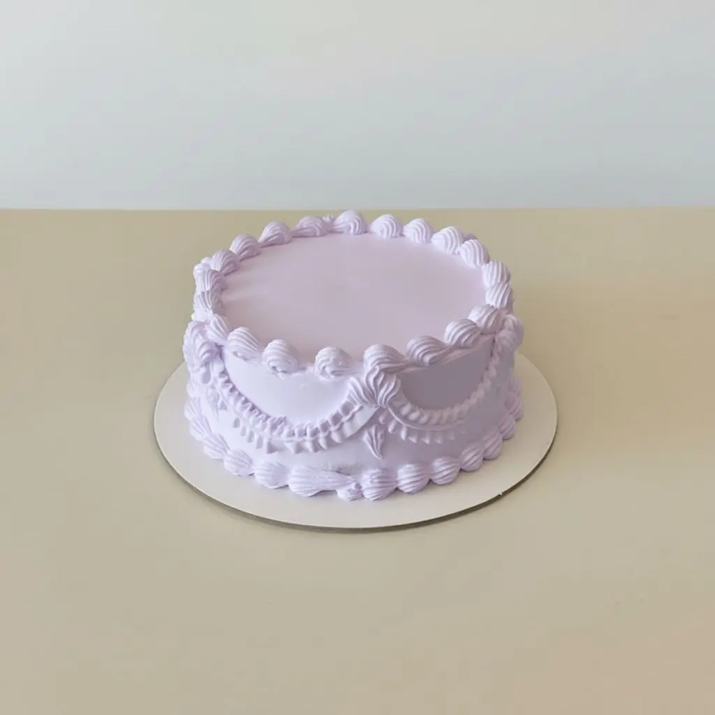 Classic light purple cake (chocolate)