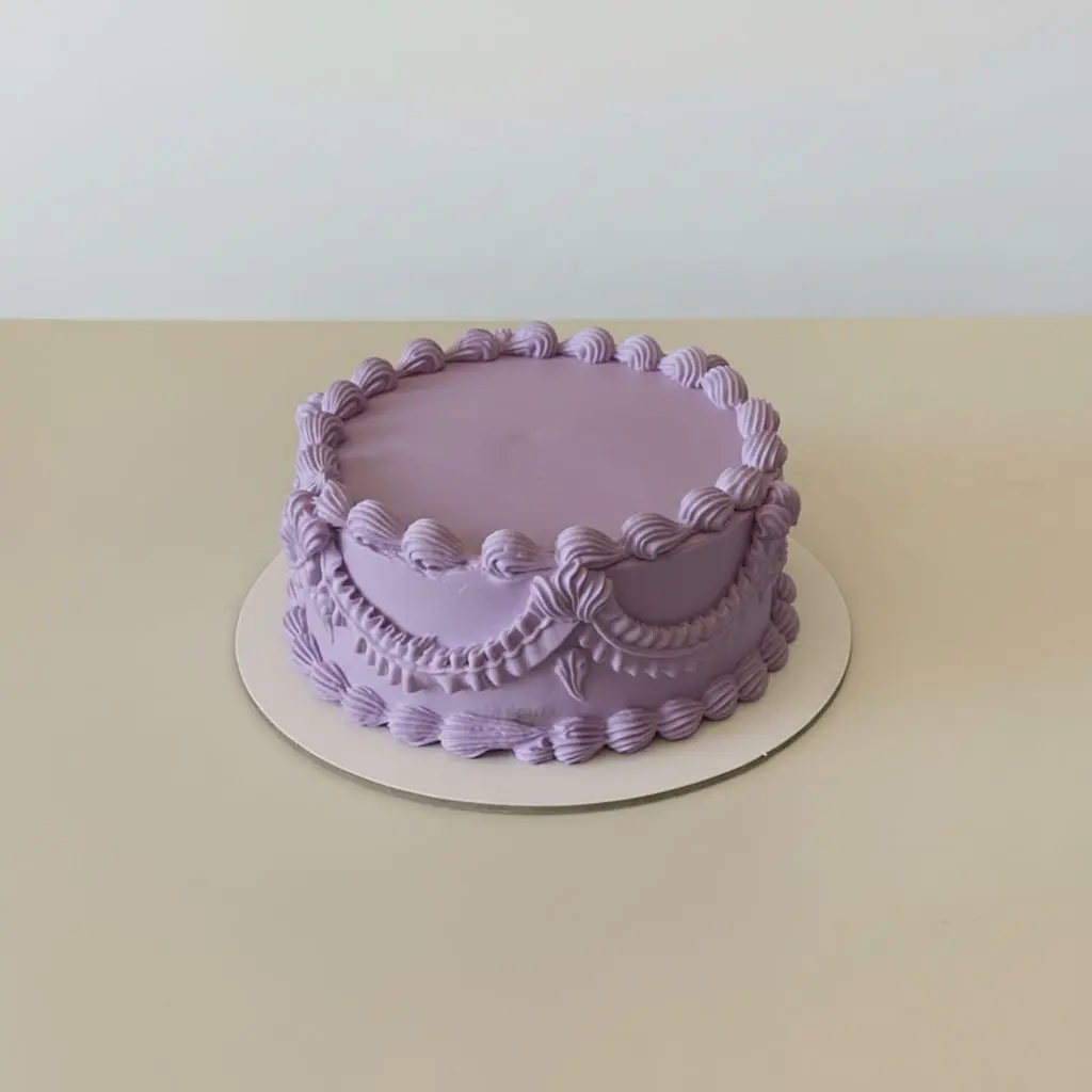 Classic purple cake (chocolate)