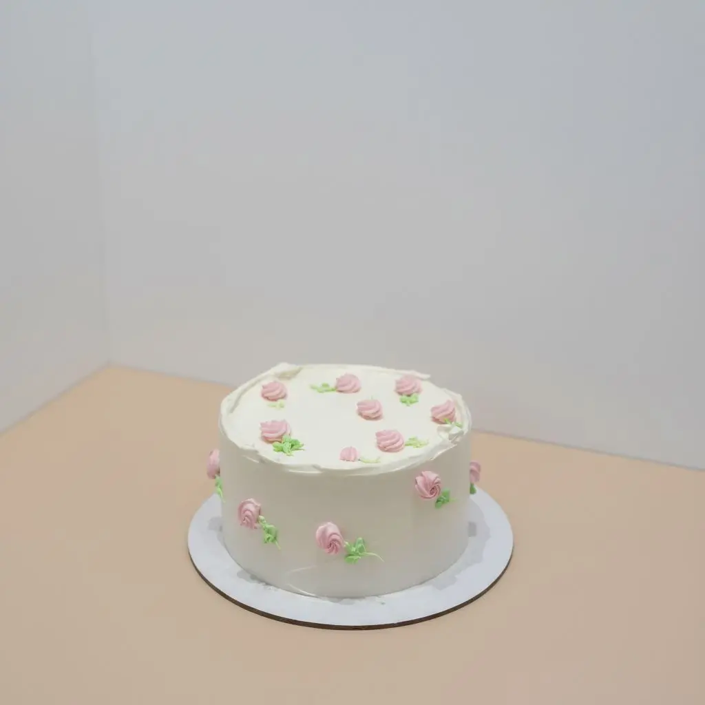 Mini flower cake (chocolate)