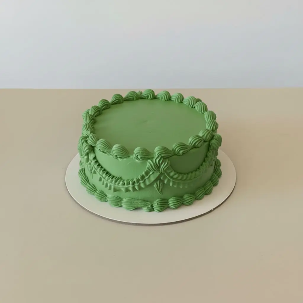 كعكة خضراء كلاسيكية (chocolate)