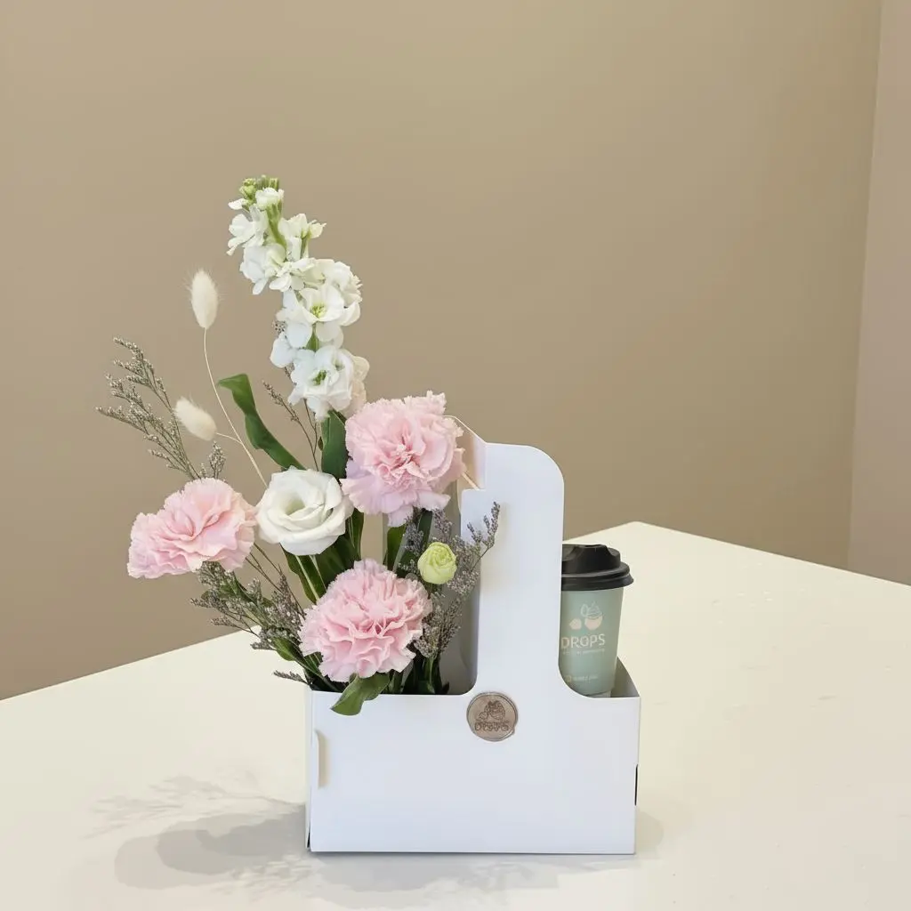 Combo1 : Flowers & Drink