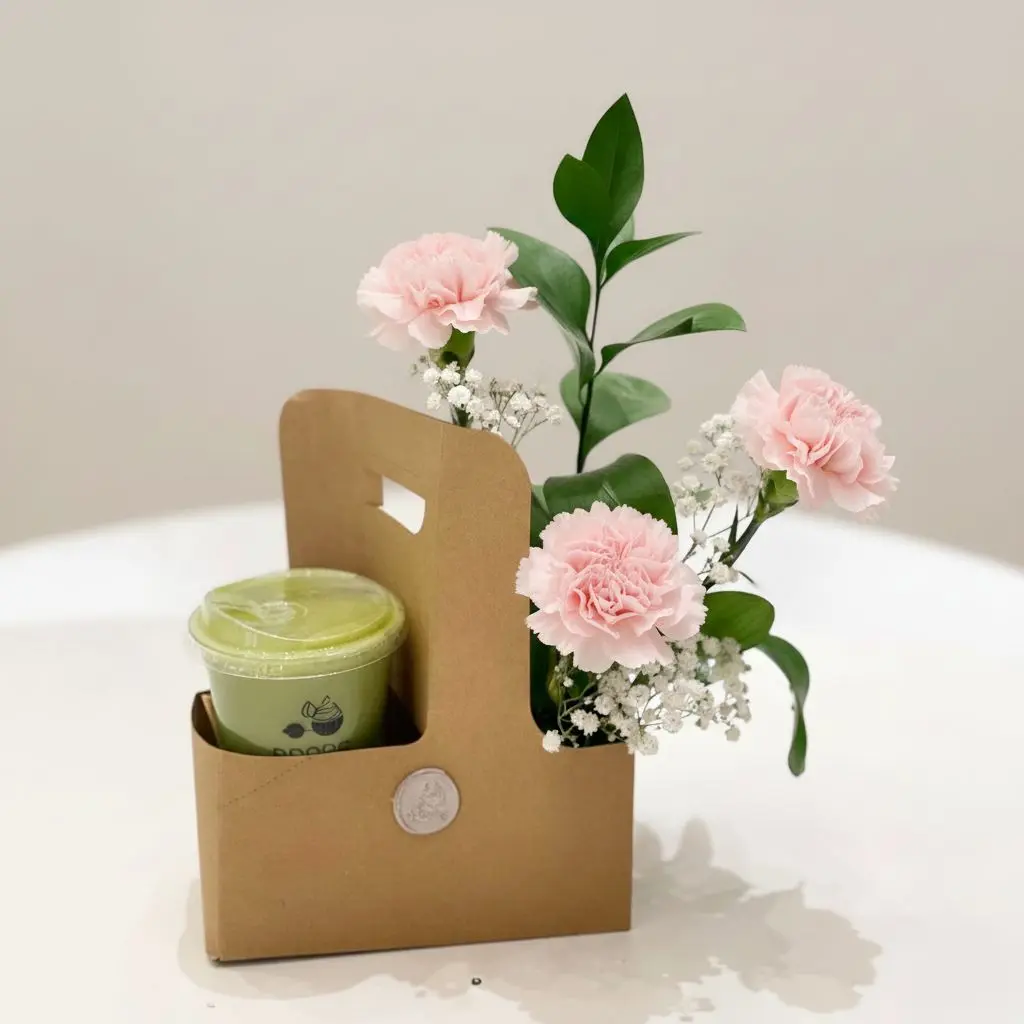 Combo5: Flowers & Drink