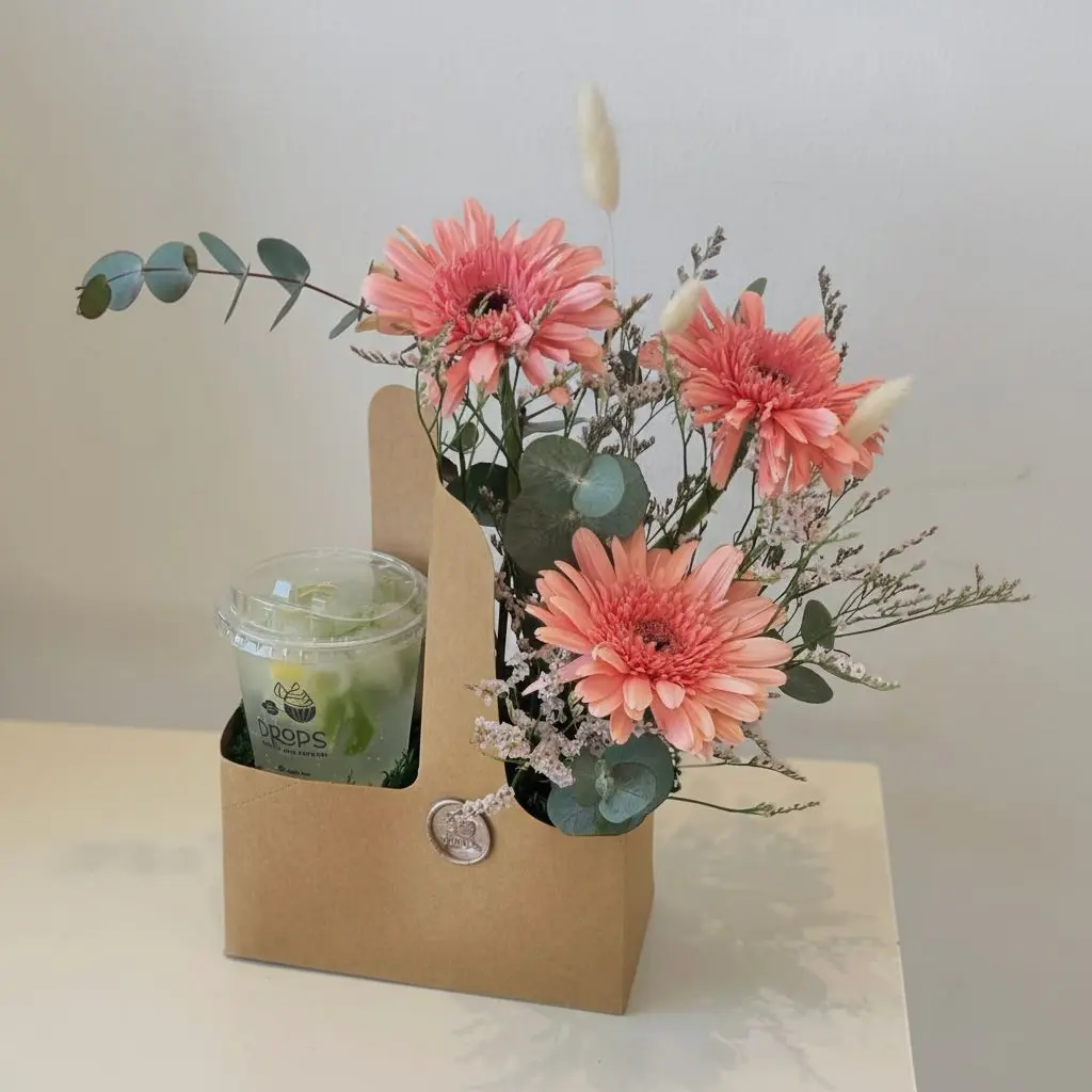 Combo6 : Flowers & Drink